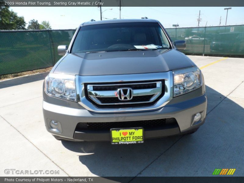 Sterling Gray Metallic / Gray 2009 Honda Pilot Touring