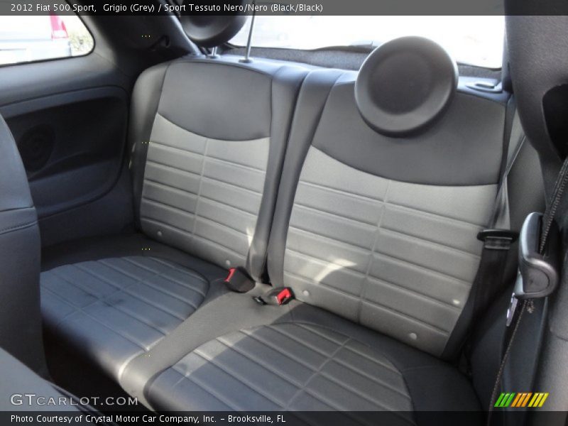 Grigio (Grey) / Sport Tessuto Nero/Nero (Black/Black) 2012 Fiat 500 Sport