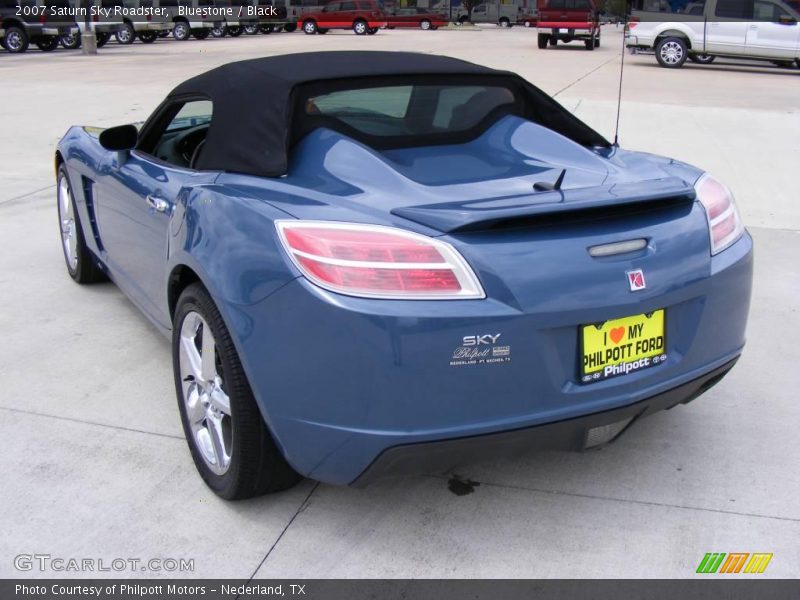 Bluestone / Black 2007 Saturn Sky Roadster