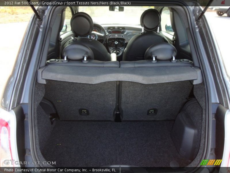 Grigio (Grey) / Sport Tessuto Nero/Nero (Black/Black) 2012 Fiat 500 Sport