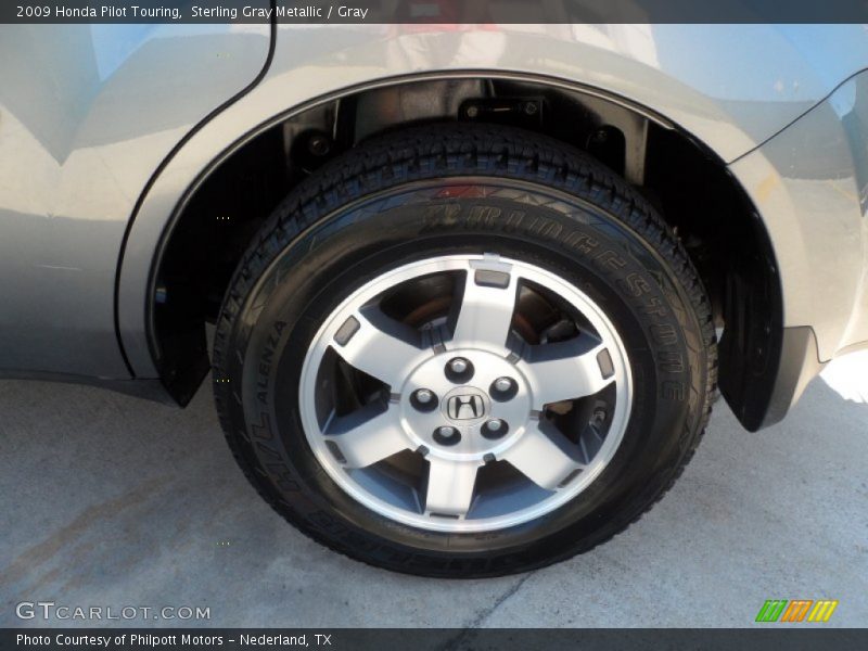 Sterling Gray Metallic / Gray 2009 Honda Pilot Touring