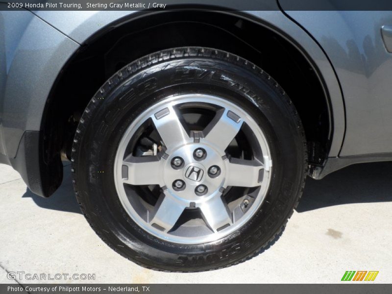 Sterling Gray Metallic / Gray 2009 Honda Pilot Touring