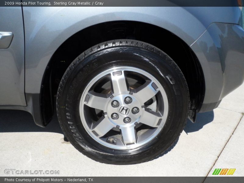 Sterling Gray Metallic / Gray 2009 Honda Pilot Touring