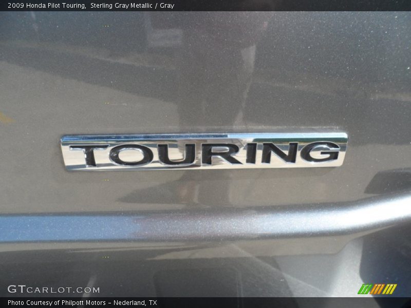 Sterling Gray Metallic / Gray 2009 Honda Pilot Touring
