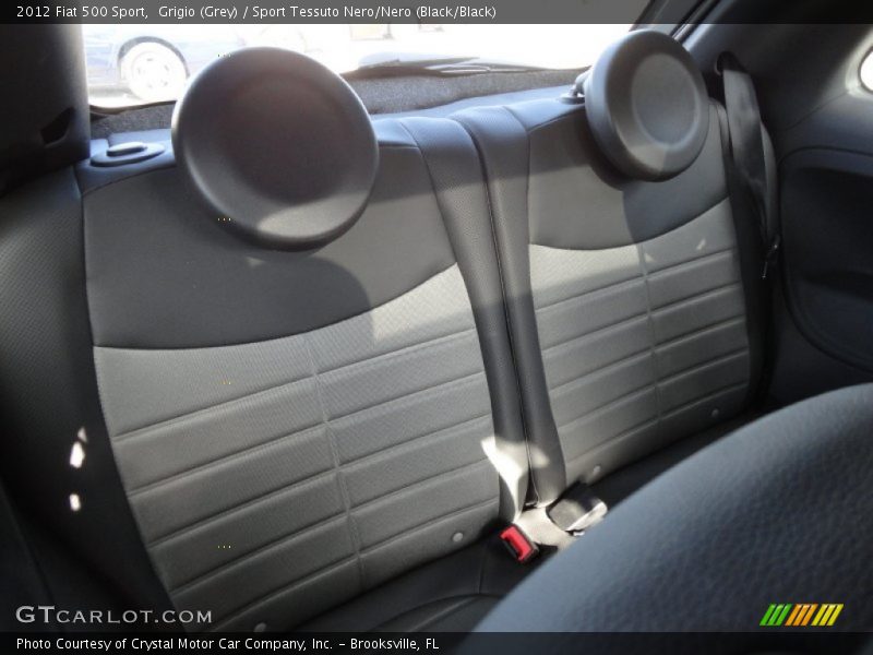 Grigio (Grey) / Sport Tessuto Nero/Nero (Black/Black) 2012 Fiat 500 Sport