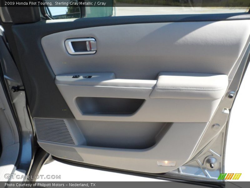 Sterling Gray Metallic / Gray 2009 Honda Pilot Touring