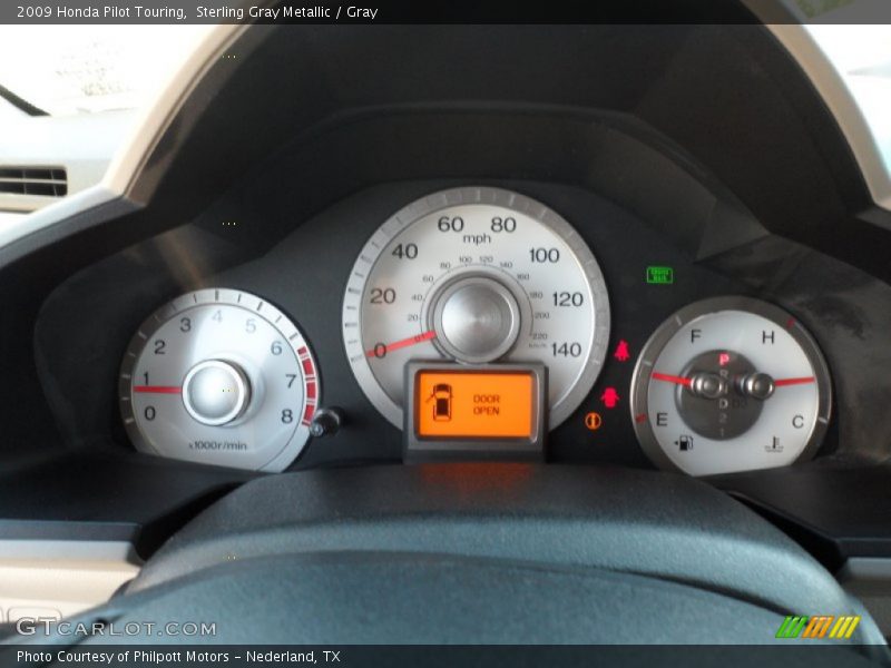 Sterling Gray Metallic / Gray 2009 Honda Pilot Touring