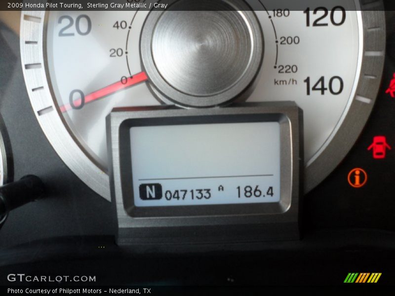Sterling Gray Metallic / Gray 2009 Honda Pilot Touring