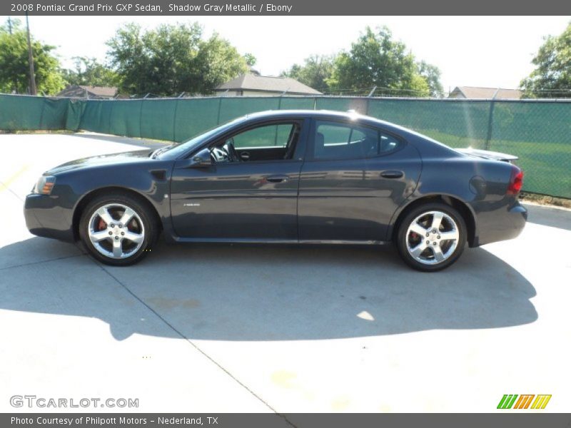 Shadow Gray Metallic / Ebony 2008 Pontiac Grand Prix GXP Sedan