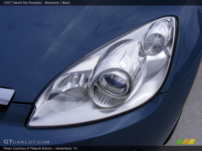 Bluestone / Black 2007 Saturn Sky Roadster