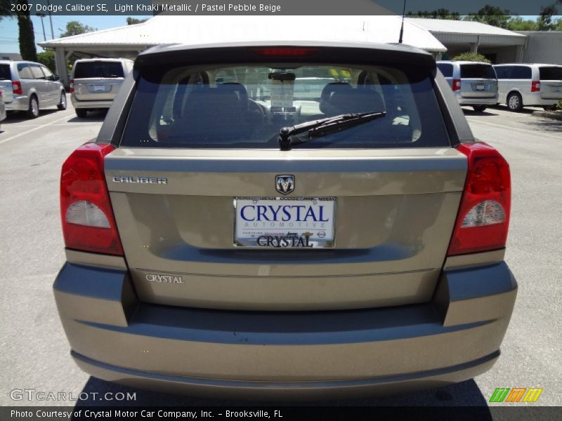 Light Khaki Metallic / Pastel Pebble Beige 2007 Dodge Caliber SE