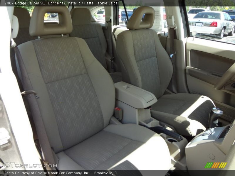 Light Khaki Metallic / Pastel Pebble Beige 2007 Dodge Caliber SE