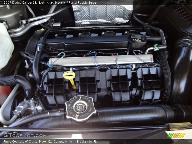Light Khaki Metallic / Pastel Pebble Beige 2007 Dodge Caliber SE