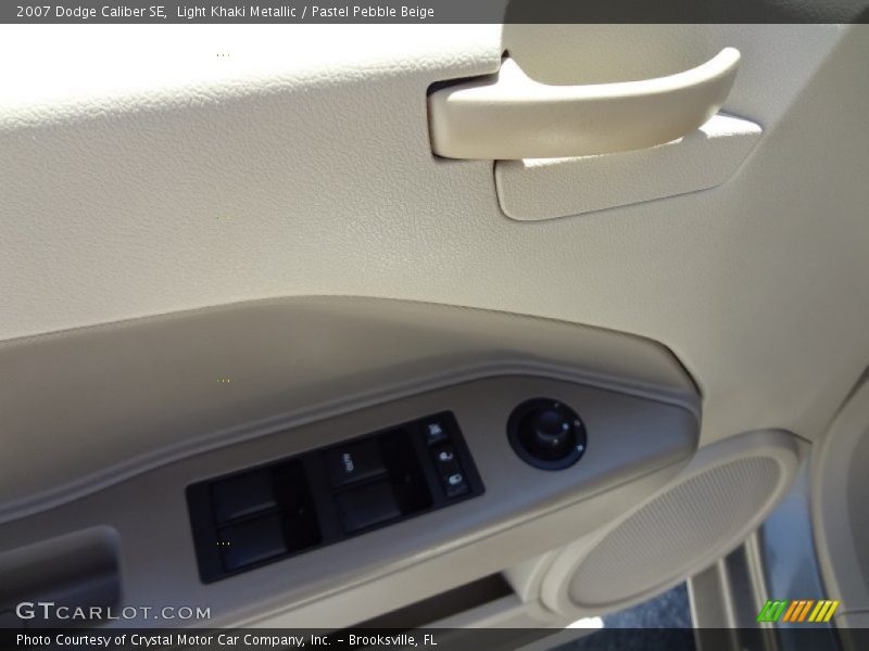Light Khaki Metallic / Pastel Pebble Beige 2007 Dodge Caliber SE