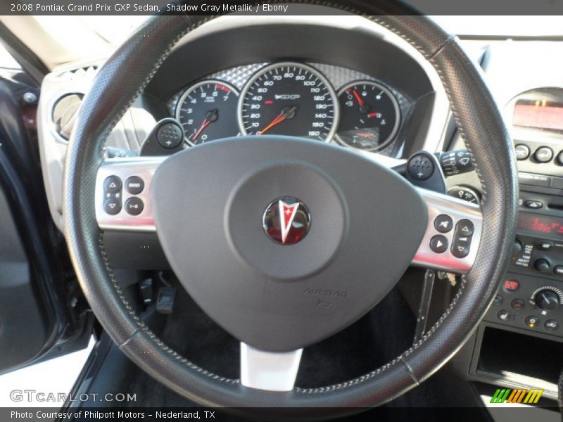 Shadow Gray Metallic / Ebony 2008 Pontiac Grand Prix GXP Sedan