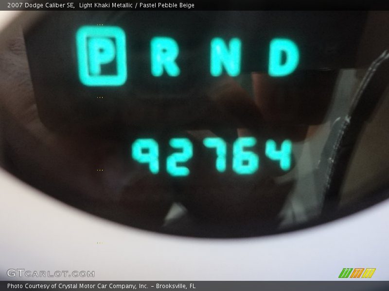 Light Khaki Metallic / Pastel Pebble Beige 2007 Dodge Caliber SE