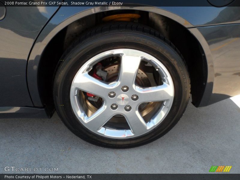 Shadow Gray Metallic / Ebony 2008 Pontiac Grand Prix GXP Sedan