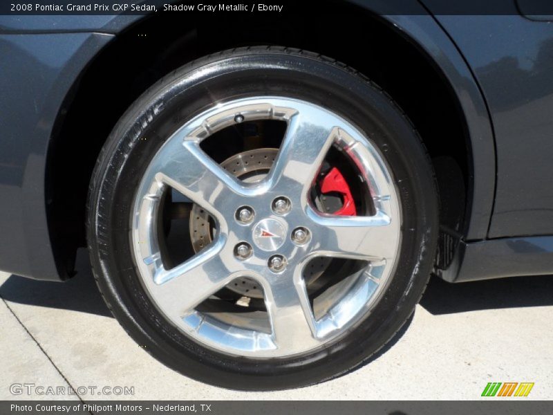 Shadow Gray Metallic / Ebony 2008 Pontiac Grand Prix GXP Sedan