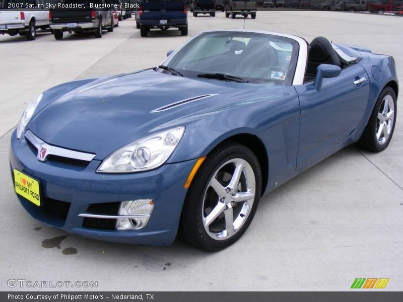 Bluestone / Black 2007 Saturn Sky Roadster