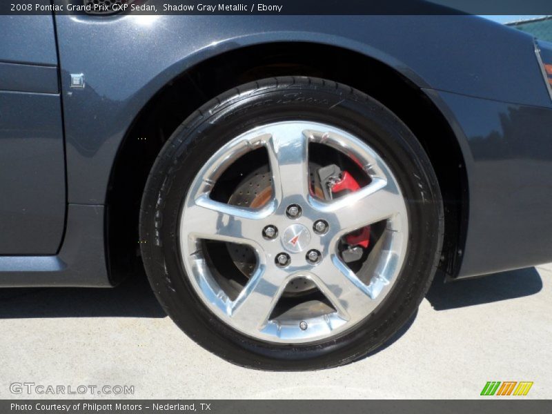 Shadow Gray Metallic / Ebony 2008 Pontiac Grand Prix GXP Sedan