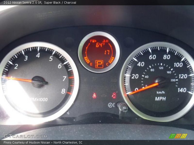 Super Black / Charcoal 2012 Nissan Sentra 2.0 SR