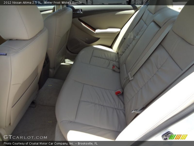 Winter Frost White / Blonde 2012 Nissan Altima 2.5 SL