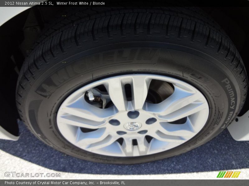 Winter Frost White / Blonde 2012 Nissan Altima 2.5 SL