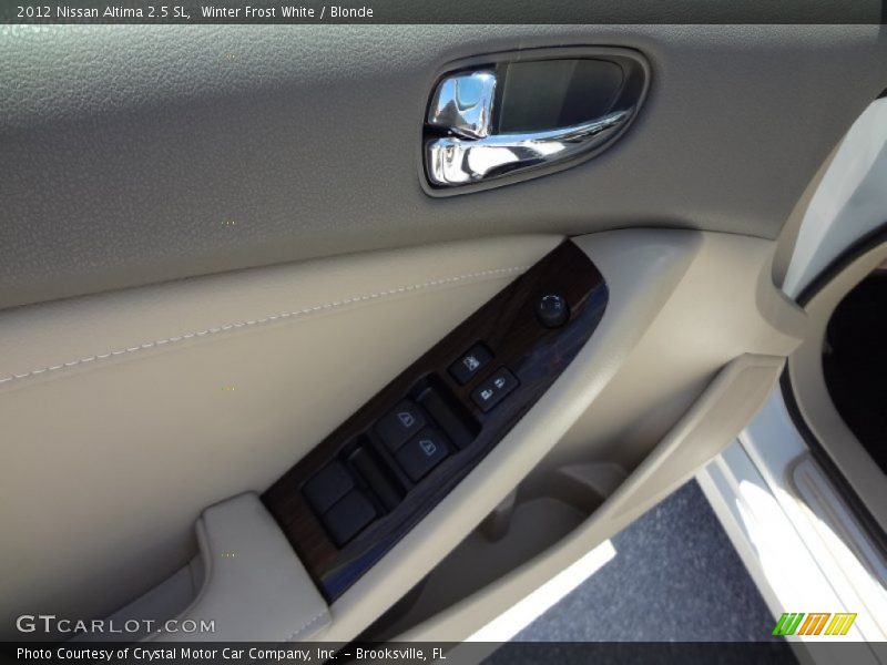 Winter Frost White / Blonde 2012 Nissan Altima 2.5 SL
