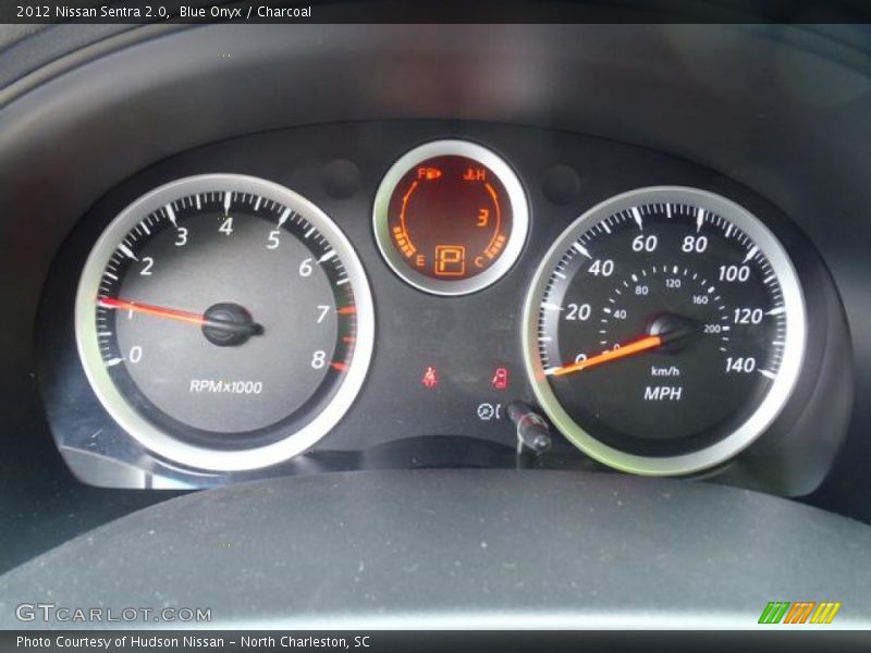 Blue Onyx / Charcoal 2012 Nissan Sentra 2.0