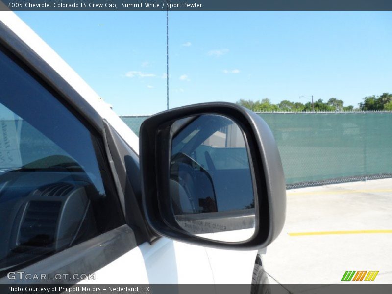 Summit White / Sport Pewter 2005 Chevrolet Colorado LS Crew Cab