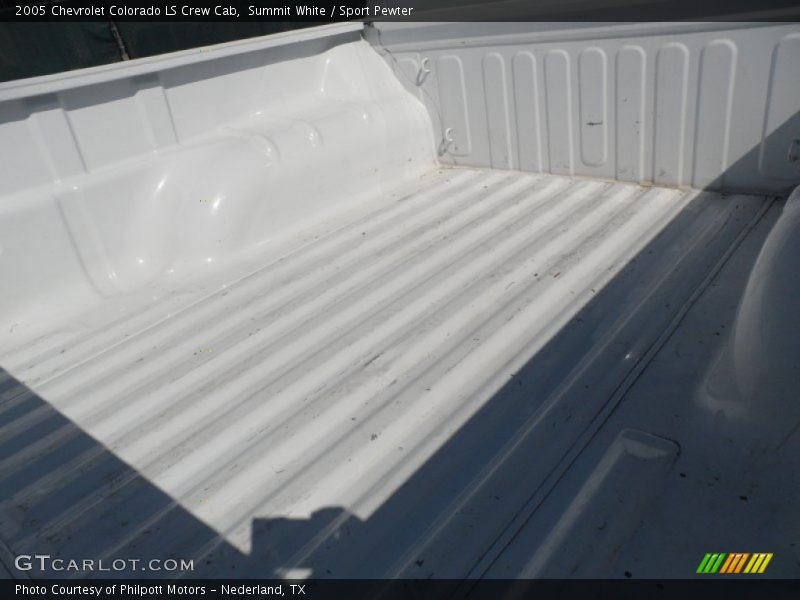Summit White / Sport Pewter 2005 Chevrolet Colorado LS Crew Cab