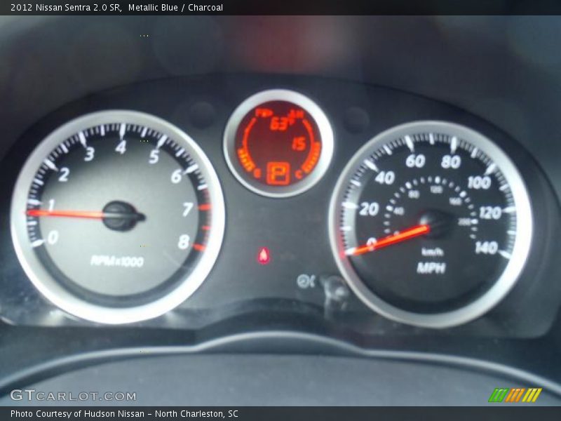 Metallic Blue / Charcoal 2012 Nissan Sentra 2.0 SR
