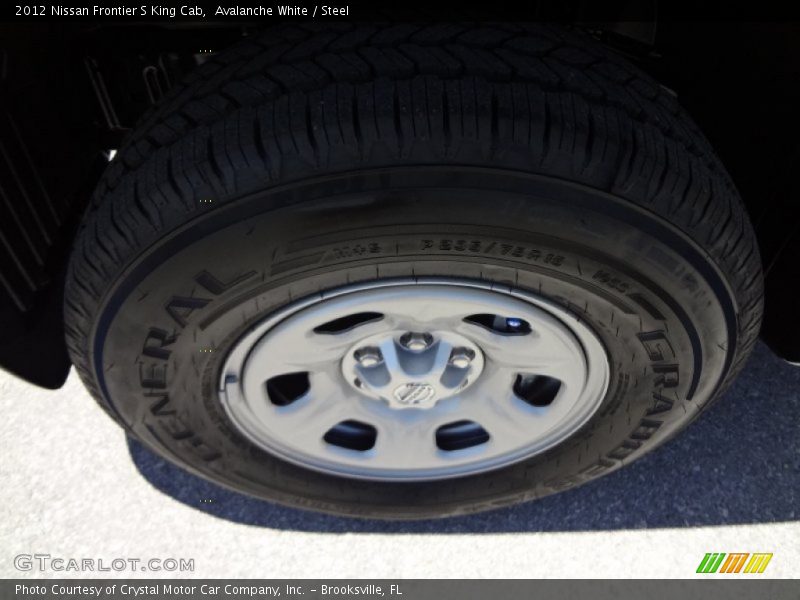 Avalanche White / Steel 2012 Nissan Frontier S King Cab
