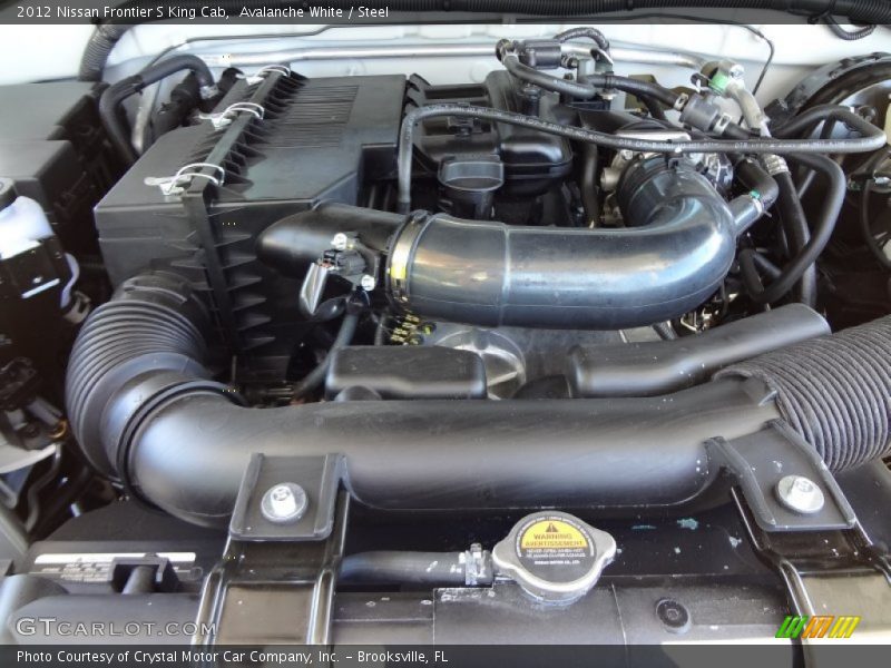 Avalanche White / Steel 2012 Nissan Frontier S King Cab