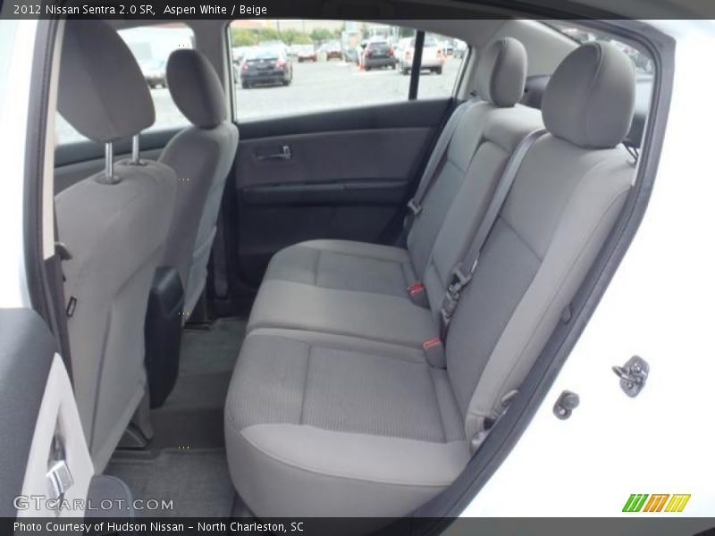 Aspen White / Beige 2012 Nissan Sentra 2.0 SR