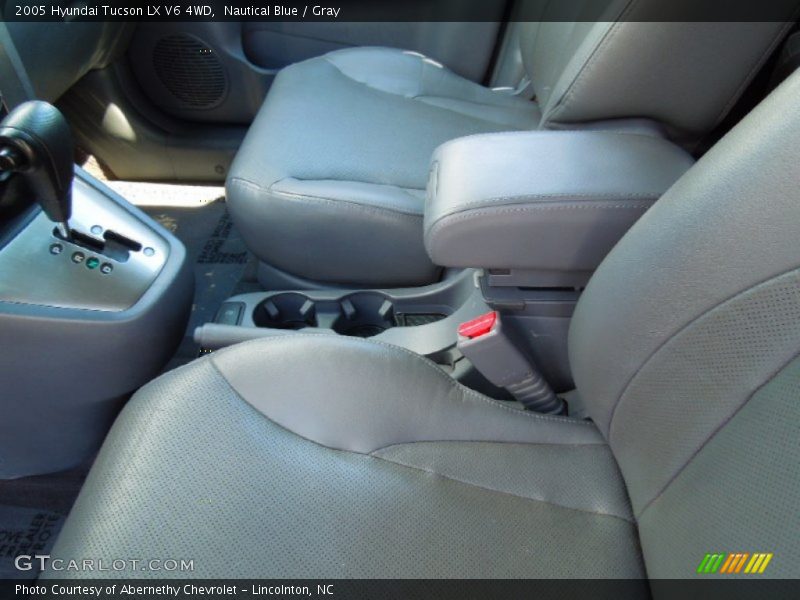 Nautical Blue / Gray 2005 Hyundai Tucson LX V6 4WD