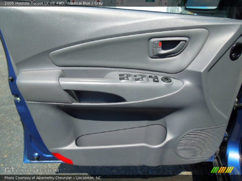 Nautical Blue / Gray 2005 Hyundai Tucson LX V6 4WD