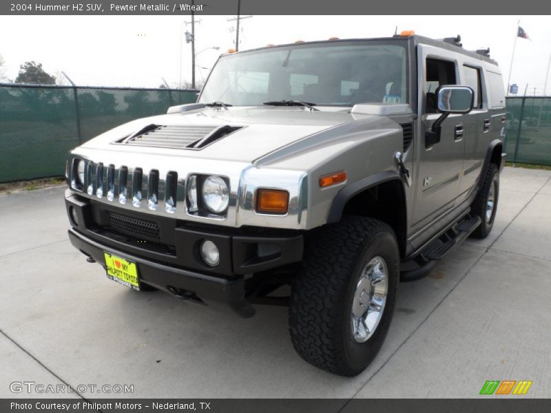 Pewter Metallic / Wheat 2004 Hummer H2 SUV