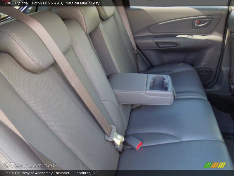 Nautical Blue / Gray 2005 Hyundai Tucson LX V6 4WD