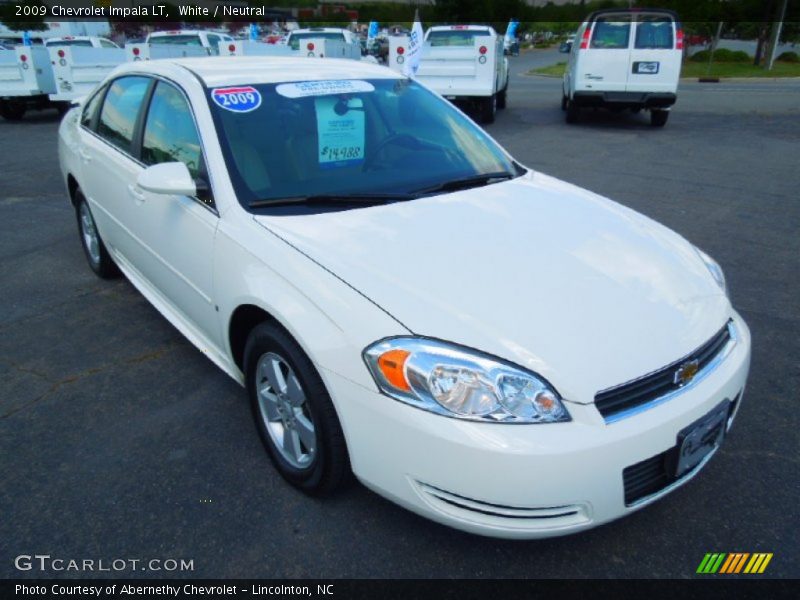White / Neutral 2009 Chevrolet Impala LT