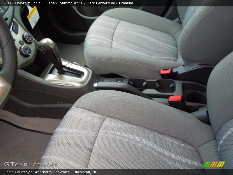 Summit White / Dark Pewter/Dark Titanium 2012 Chevrolet Sonic LT Sedan