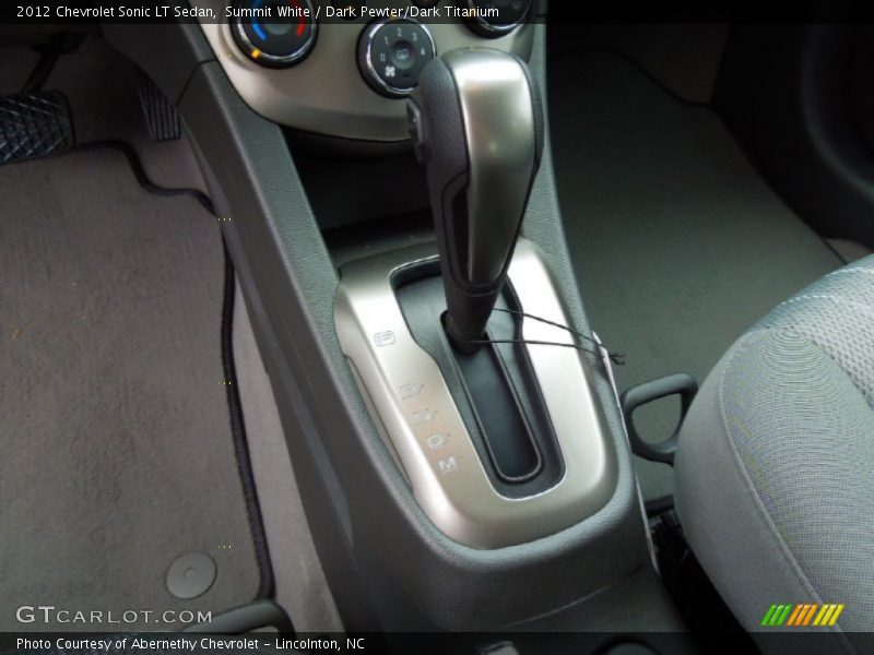 Summit White / Dark Pewter/Dark Titanium 2012 Chevrolet Sonic LT Sedan