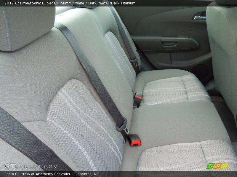 Summit White / Dark Pewter/Dark Titanium 2012 Chevrolet Sonic LT Sedan