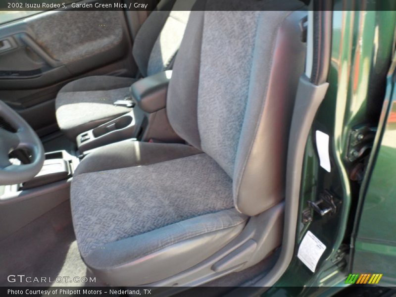 Garden Green Mica / Gray 2002 Isuzu Rodeo S