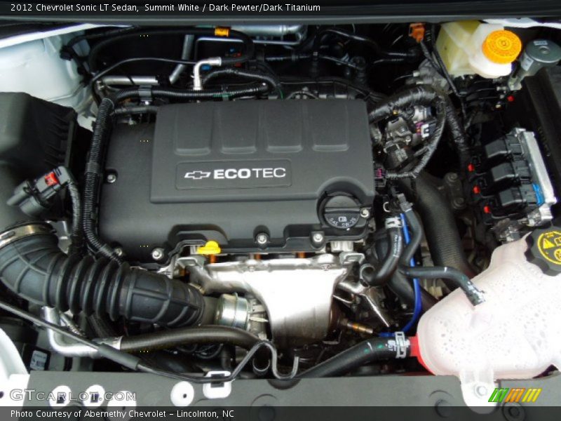 Summit White / Dark Pewter/Dark Titanium 2012 Chevrolet Sonic LT Sedan