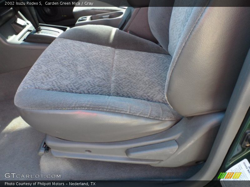 Garden Green Mica / Gray 2002 Isuzu Rodeo S