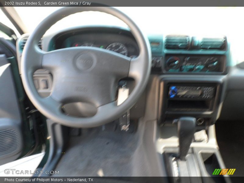 Garden Green Mica / Gray 2002 Isuzu Rodeo S