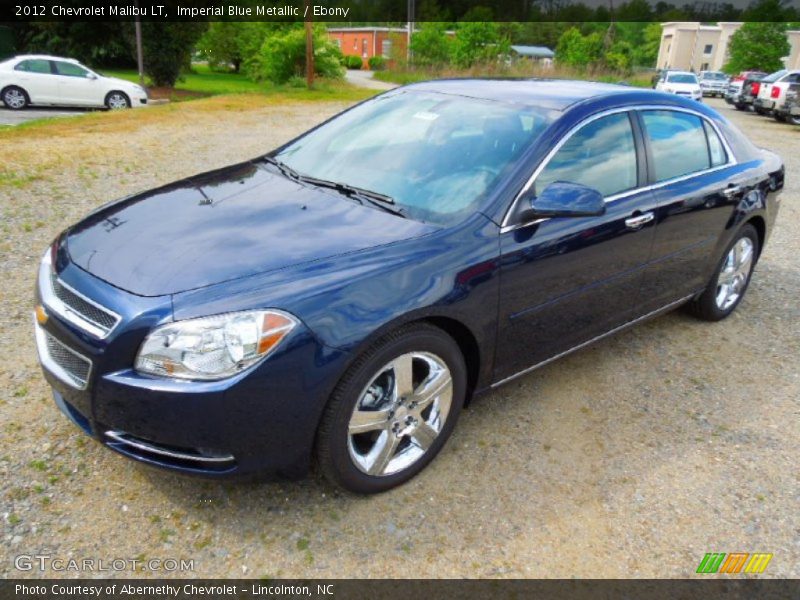 Imperial Blue Metallic / Ebony 2012 Chevrolet Malibu LT