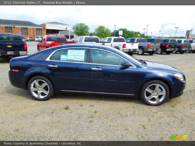 Imperial Blue Metallic / Ebony 2012 Chevrolet Malibu LT