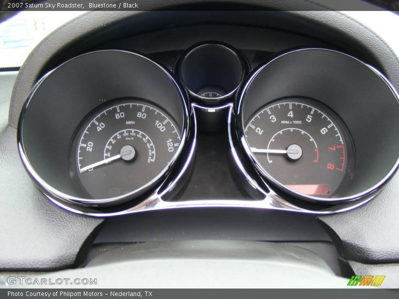 Bluestone / Black 2007 Saturn Sky Roadster